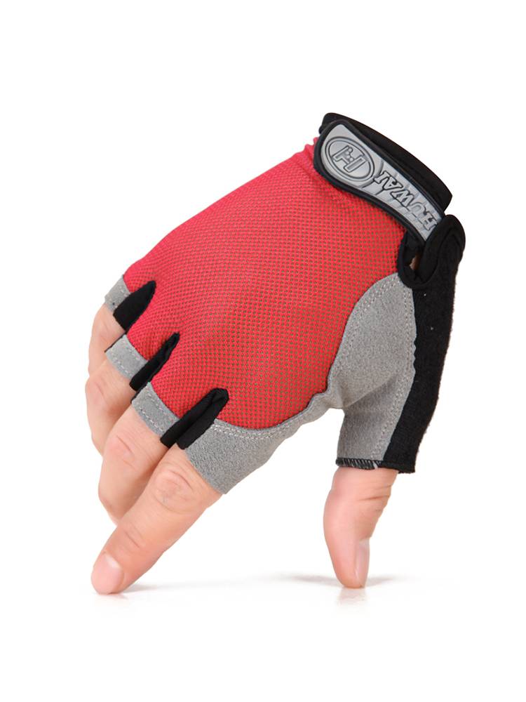 Fitness gloves women thin anti -cocoon anti -slip and breathable equipment training yoga dynamic bicycle riding men's sports semi -finger