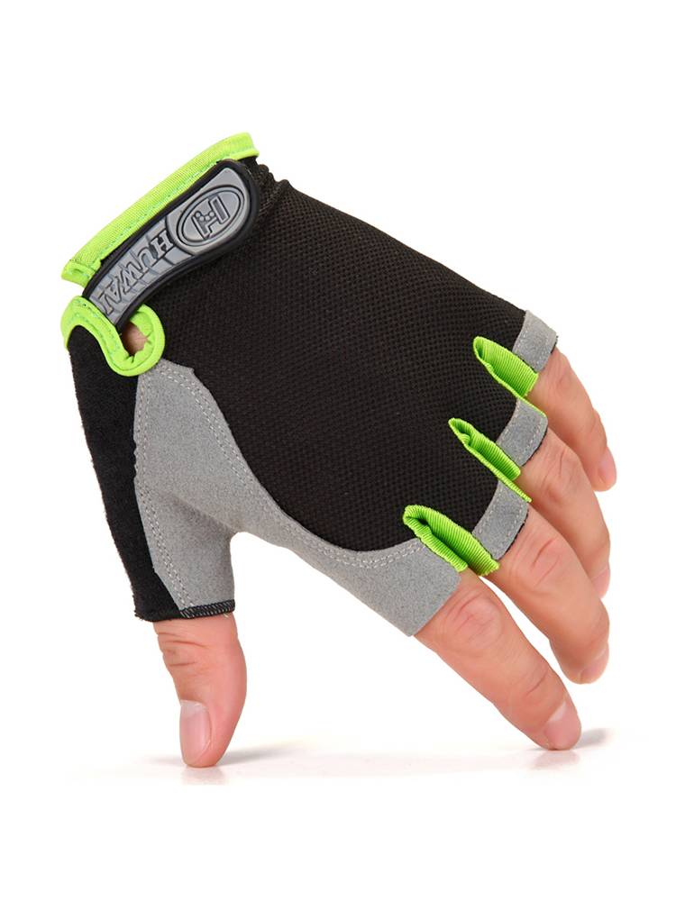 Fitness gloves women thin anti -cocoon anti -slip and breathable equipment training yoga dynamic bicycle riding men's sports semi -finger