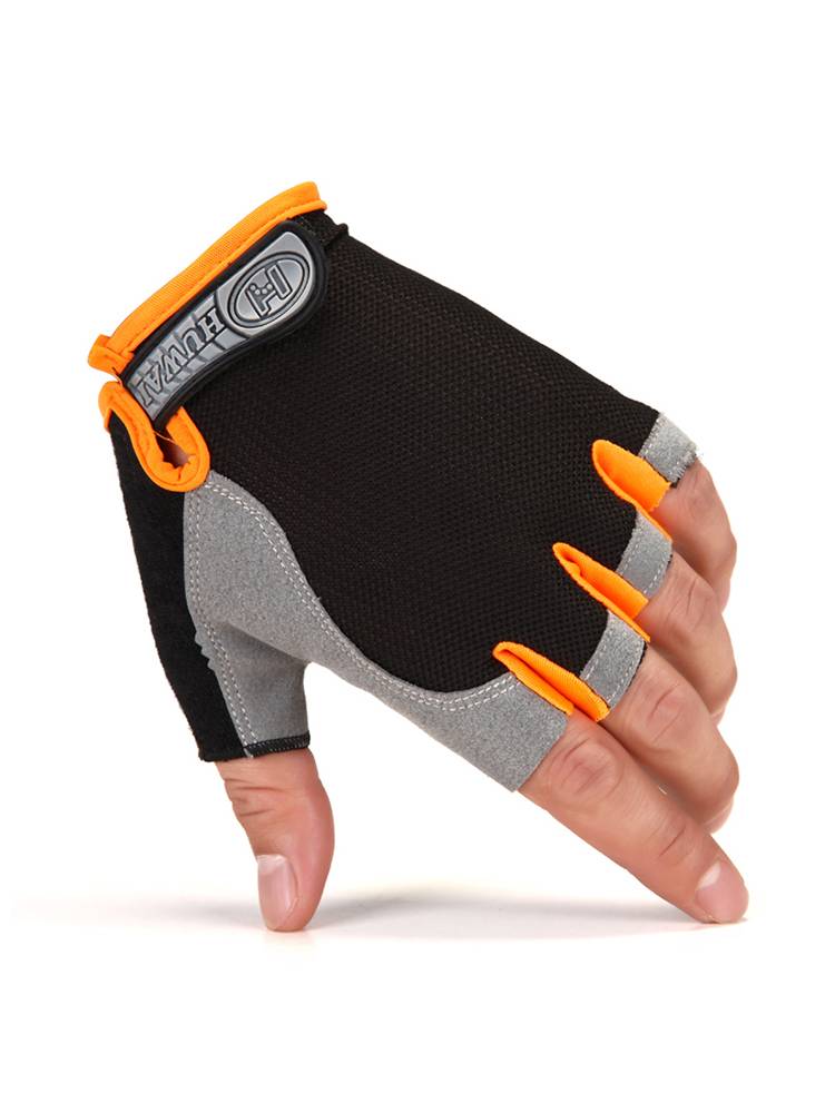 Fitness gloves women thin anti -cocoon anti -slip and breathable equipment training yoga dynamic bicycle riding men's sports semi -finger