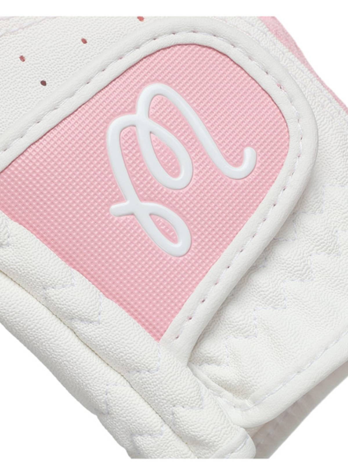 The new lady super fibrous pimple golf gloves, both hands, air -breathable, anti -slip, wear -resistant golf equipment finger sleeve Glove