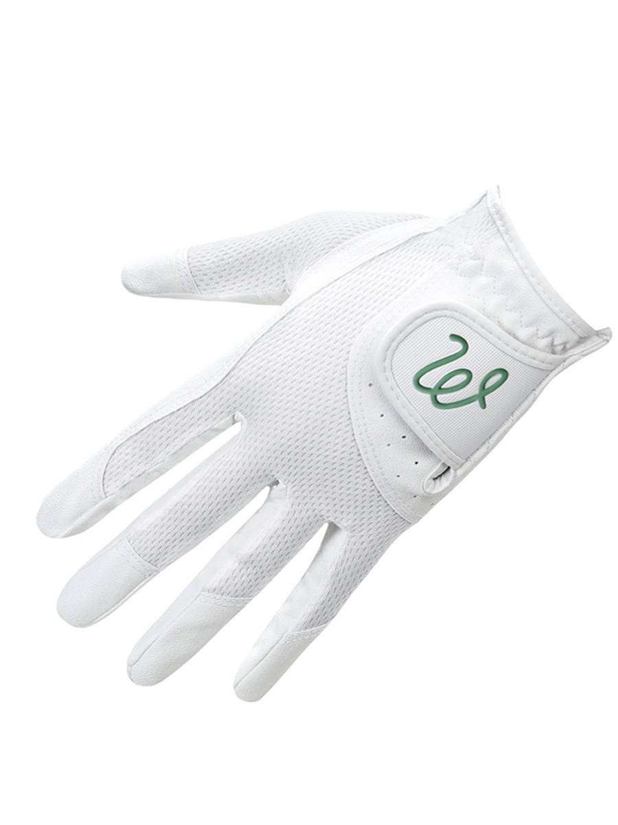 The new lady super fibrous pimple golf gloves, both hands, air -breathable, anti -slip, wear -resistant golf equipment finger sleeve Glove