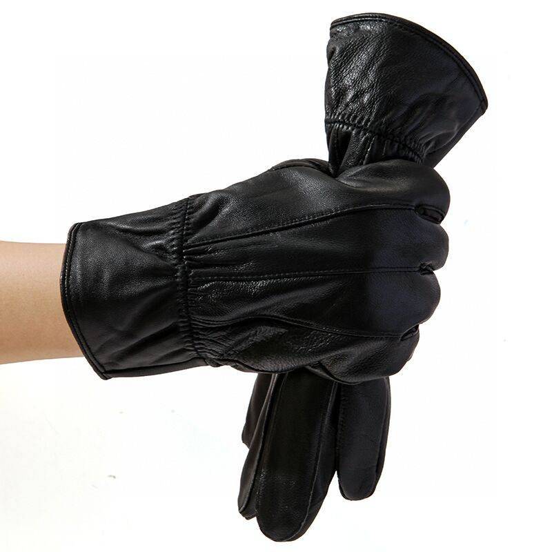 True sheepskin with velvet gloves Exit leather gloves and locomotive riding full finger gloves