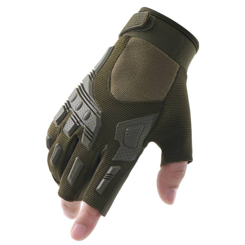 Tactical glove men and women in summer outdoor leak fingers breathable climbing anti -sliding gloves training protection riding gloves