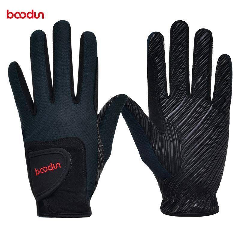 BOONUN/Bologun's new outdoor riding glove wear -resistant anti -skid full refers to equestrian glove horse polo gloves