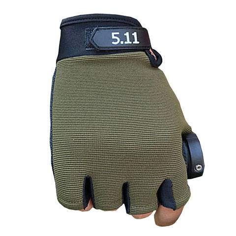 511 new couple defense outdoor CS men's breathable thin tactical fitness sports black eagle half finger gloves