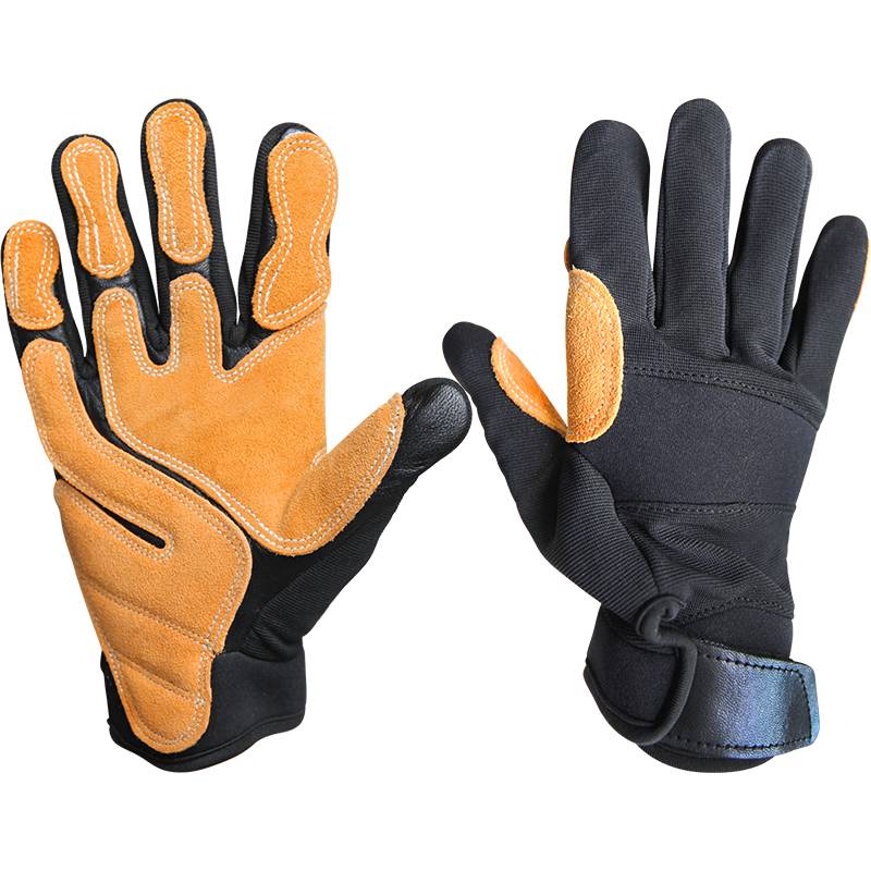 Outdoor full refers to cowhide protective gloves climbing rock climbing anti -slip and wear -resistant exercise training ride training climbing and lower gloves