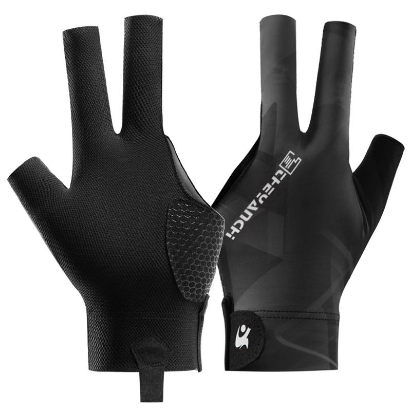 Left hand, black and gray - missing finger