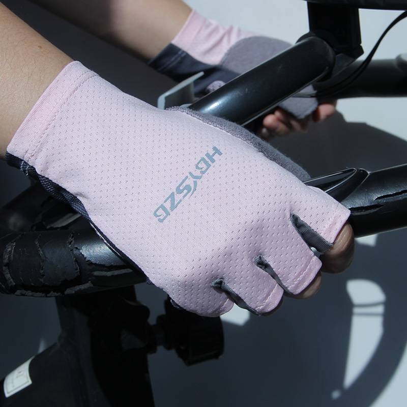 Fitness guard glove men's and women's equipment exercise wrist care training non -slip semi -finger sporty bicycle driving outdoor sunscreen