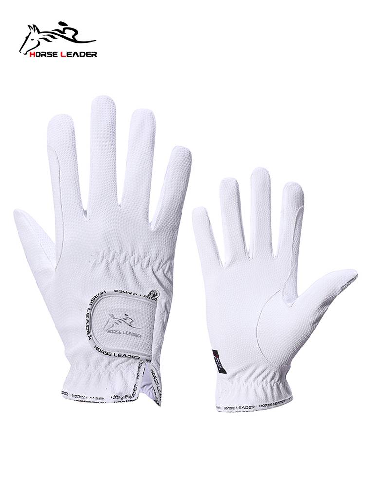 Children's protective equestrian glove professional imported single -level materials, non -slip, wear -resistant elastic adult men and women magic stickers