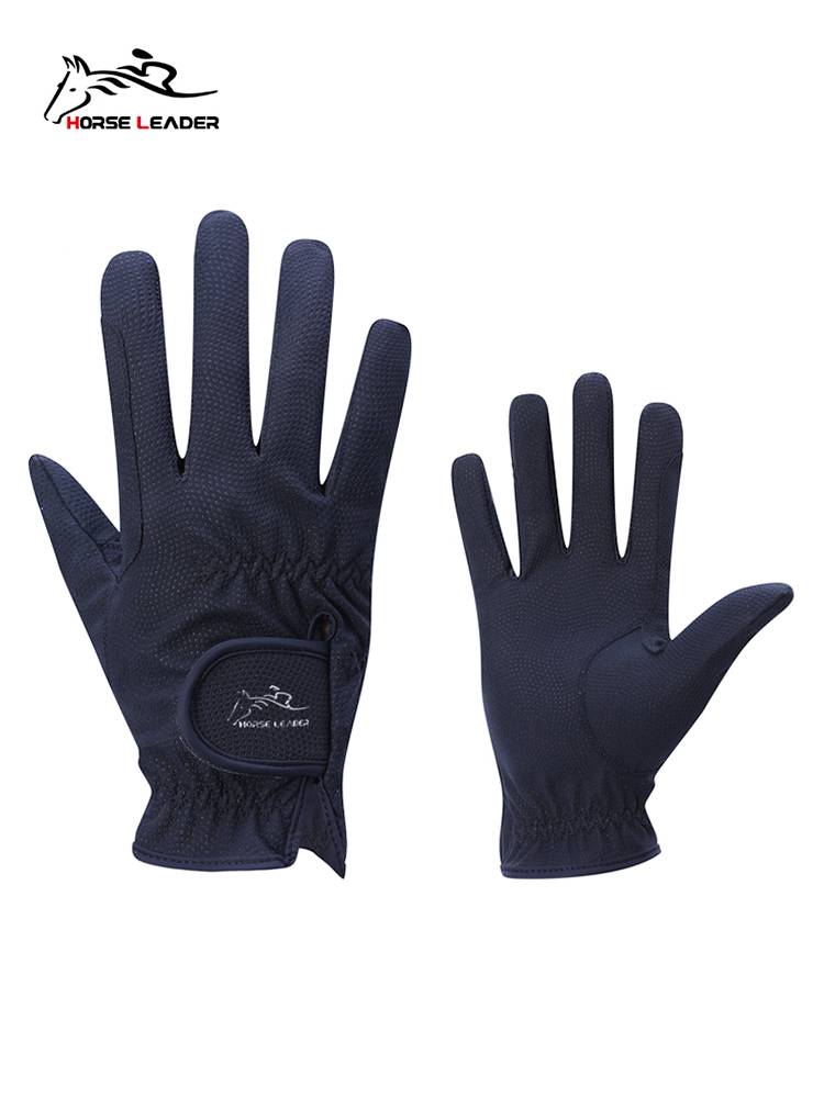 Children's protective equestrian glove professional imported single -level materials, non -slip, wear -resistant elastic adult men and women magic stickers