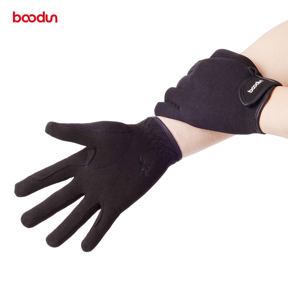 BOODUN horse -riding glove wear -resistant anti -skids performance professional horse racing air -breathable cyclist shock reduction hands can touch the screen