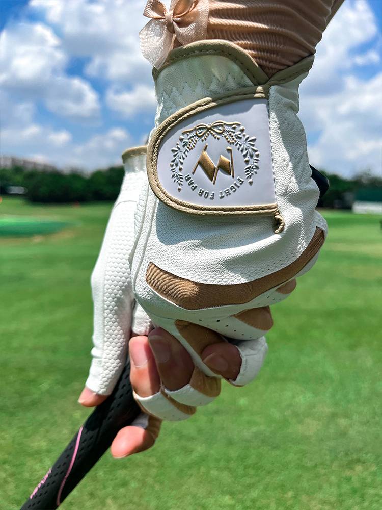 My golf gloves dew fingers, both hands, anti -slip and wear -resistant Korean version of fashion golf children's gloves left and right hand gloves