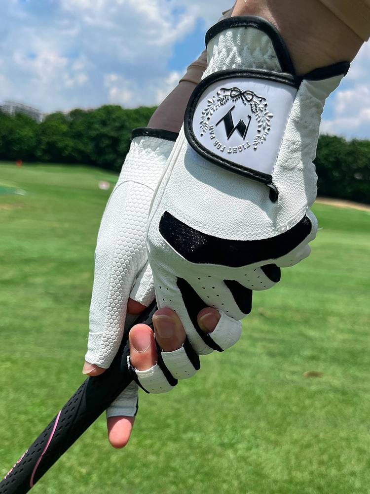 My golf gloves dew fingers, both hands, anti -slip and wear -resistant Korean version of fashion golf children's gloves left and right hand gloves