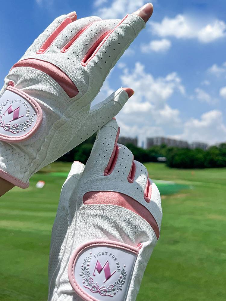 My golf gloves dew fingers, both hands, anti -slip and wear -resistant Korean version of fashion golf children's gloves left and right hand gloves