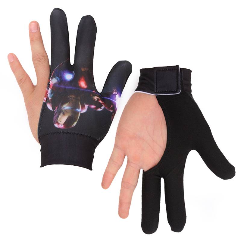 Importing Lecca billiard gloves for professional three-finger gloves, men and women for sweating poolware