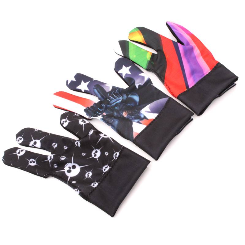 Importing Lecca billiard gloves for professional three-finger gloves, men and women for sweating poolware