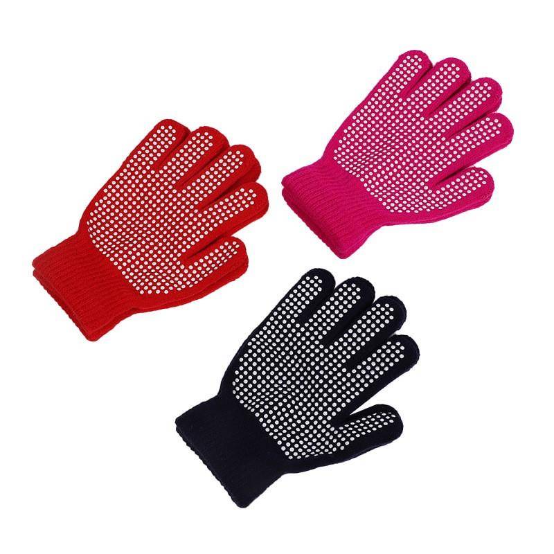 7-12 years old Children's Equestrian Spring and Summer Season Die Slide Training Roller Skating Half refers to Sports Knight Gloves