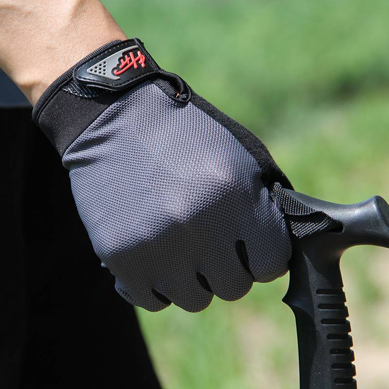 Summer thin outdoor glove sports riding mountain climbing and driving anti -sliding touch screen speed dry ladies hiking couples