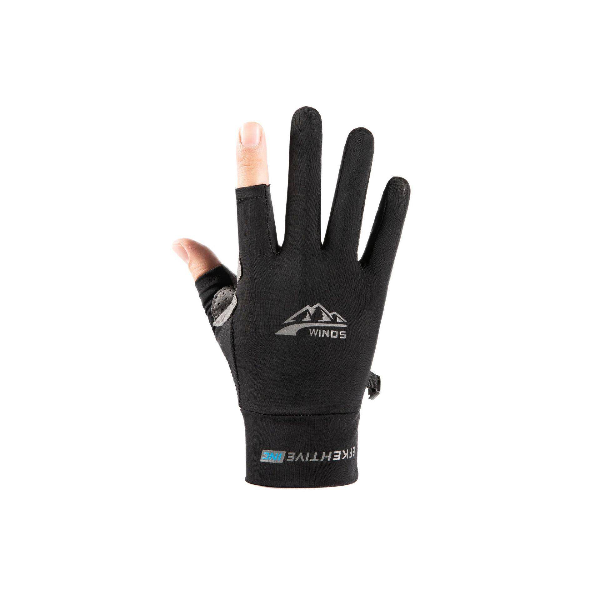 Outdoor climbing climbing hiking gloves ride fishing men's and women's sports climbing climbing fitness anti -slip resistance
