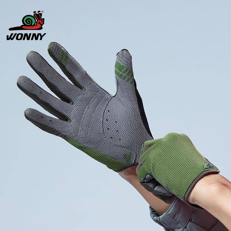 Wonninly snail gloves sports flying tray running equestrian female riding mountains and summer men's outdoor hiking non -slip full