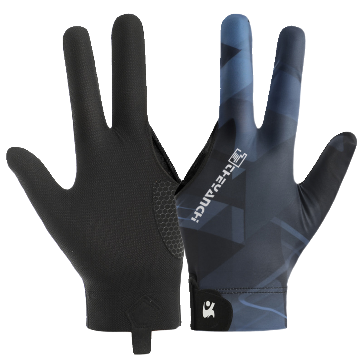 Professional billiard gloves thin three fingers, breathable professional high -end anti -slip fingers playing table tennis special glove men and women