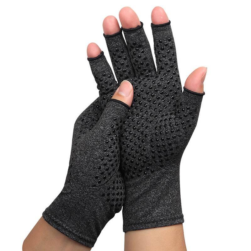 Internet celebrity explosion rehabilitation gloves, anti -slip, breathable health care, half finger gloves pressure rehabilitation training gloves