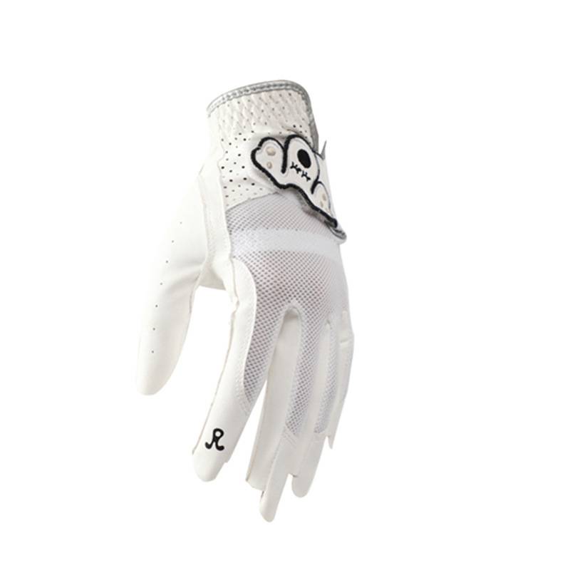 Spot Japan and South Korea Lady Golf Mask Gloves with both hands showing fingers left and right hands breathable and wear -resistant fashion