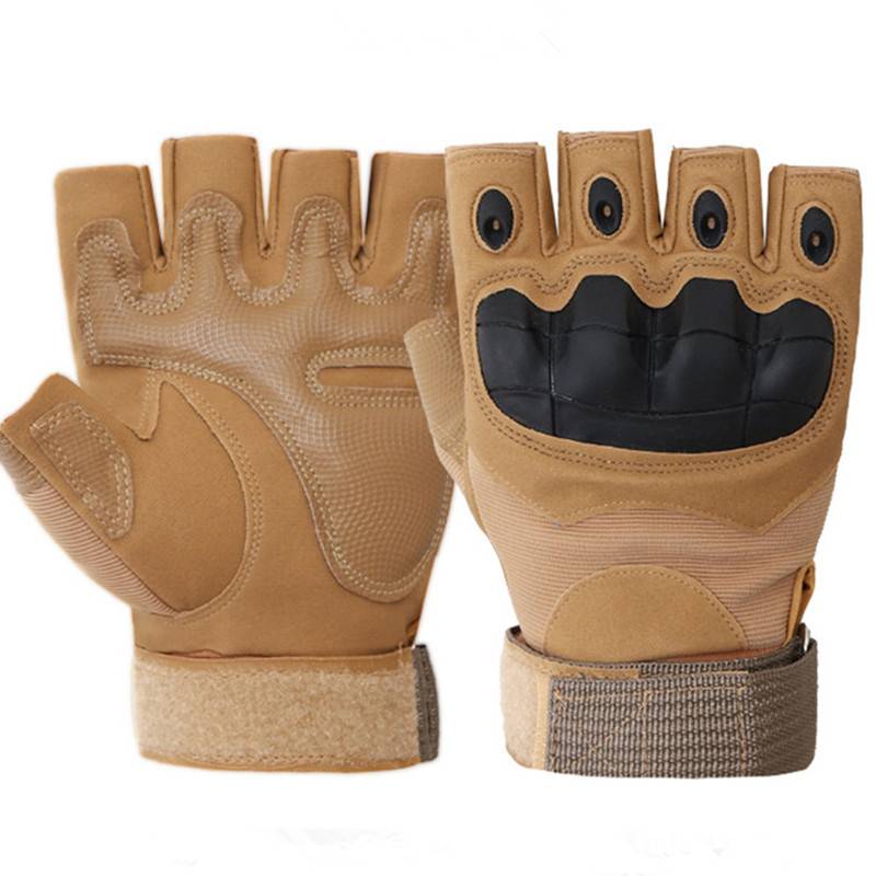 Semi -finger tactical glove men's riding sports outdoor hiking hand back refers to off -road sweat absorption, wear -resistant dry and anti -slip