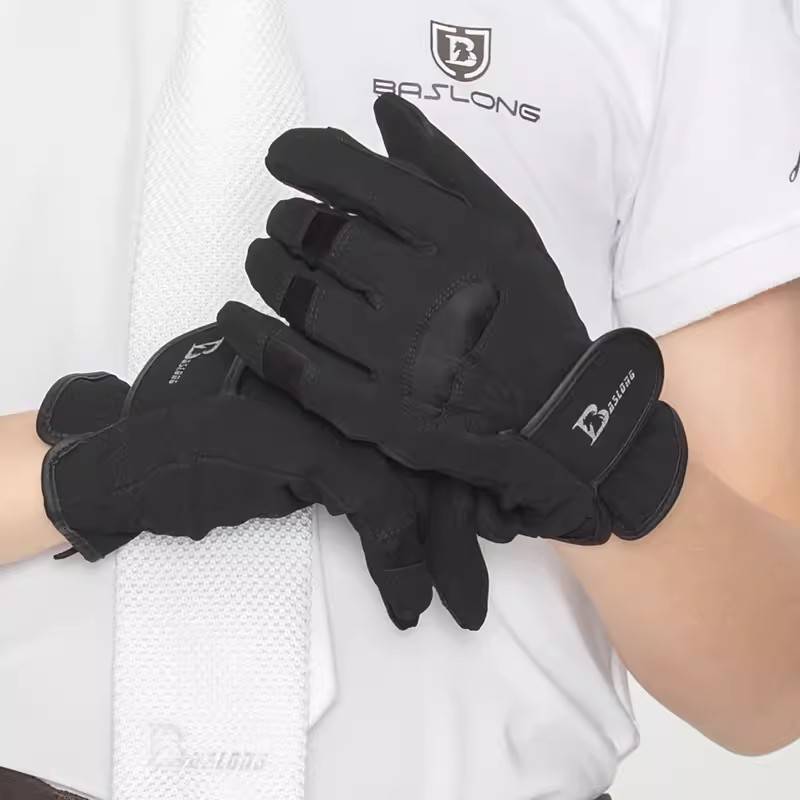 Spring and summer children's equestrian glove riding sports glove men and women breathable wear -resistant equestrian gloves Knight equipment glove gloves