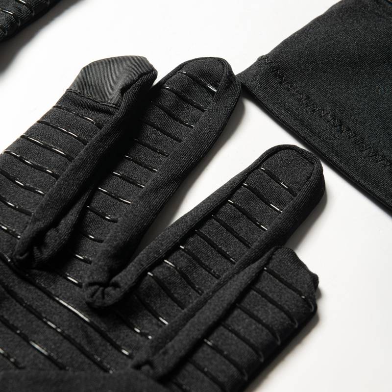 Full refers to protection!Men and women couple copper -impregnated nylon fiber anti -slip joint training outdoor outdoor finger gloves