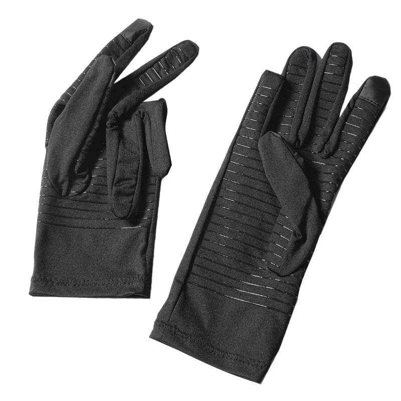 Full refers to protection!Men and women couple copper -impregnated nylon fiber anti -slip joint training outdoor outdoor finger gloves