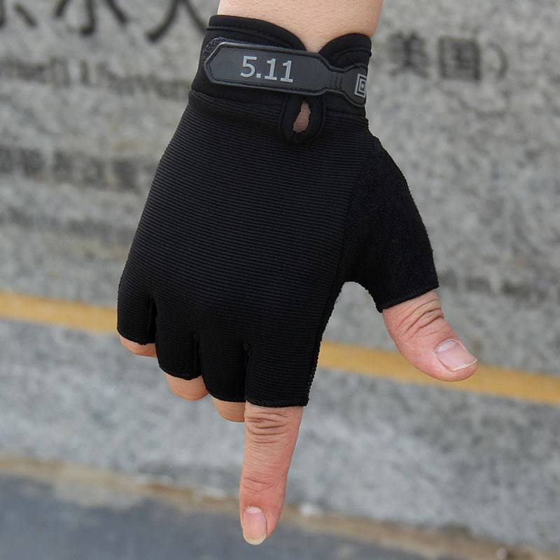 Internet celebrity tactical non -slip touch -screen arms riding fighting sunscreen riding bicycle breathable 511 long straight straight finger gloves n