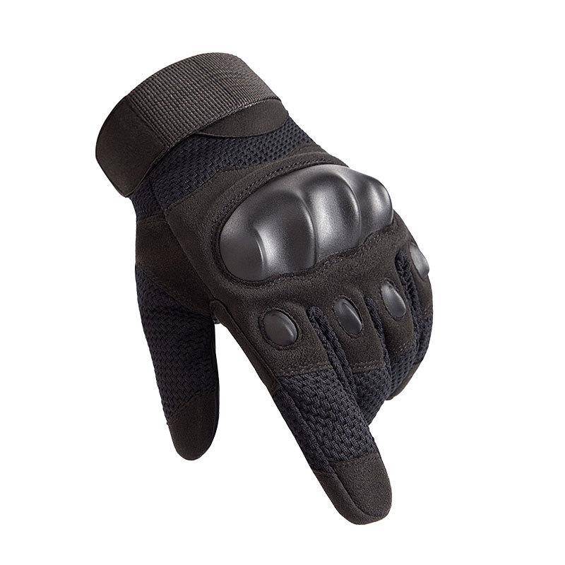 Tactical glove men's winter mountaineering motorcycle motorcycle equipment hard shell wear resistance and breathable full refers to female anti -slip screen