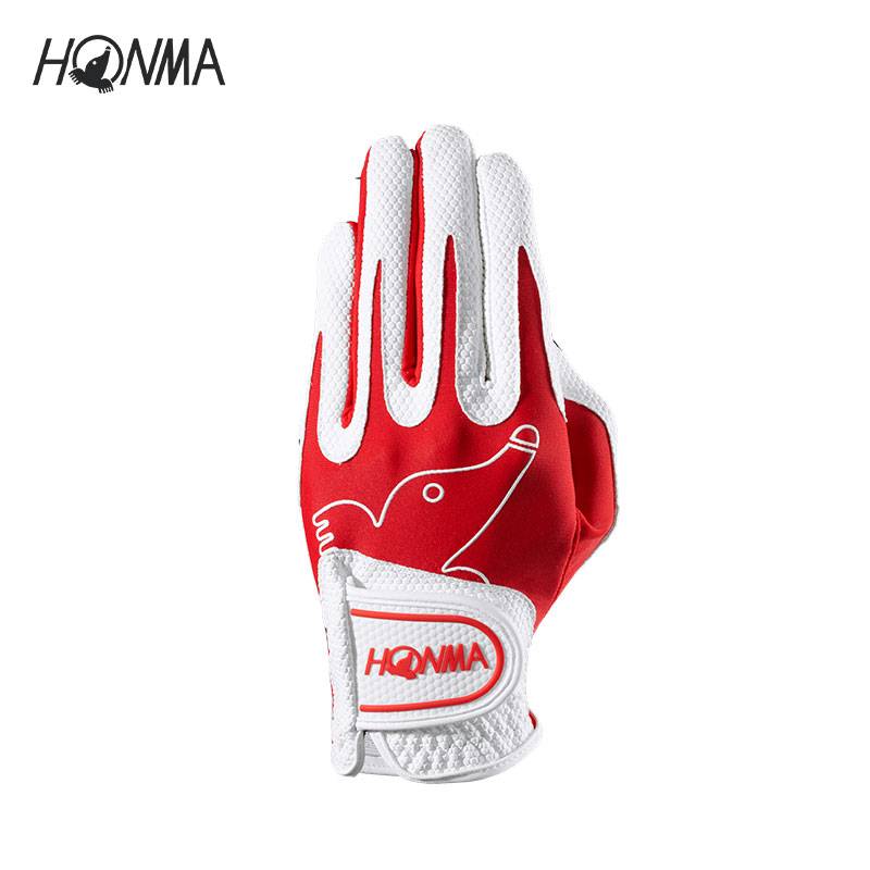 Honma golf male women's gloves red horse magic black anti -slip, wear, wear, sweat, sweat, comfortable and breathable genuine genuine