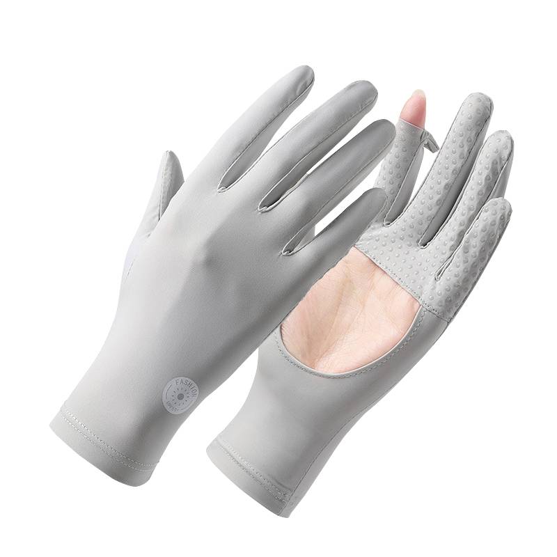 The sun-proof gloves lady drives the UV-protected skating silk summer thin bike