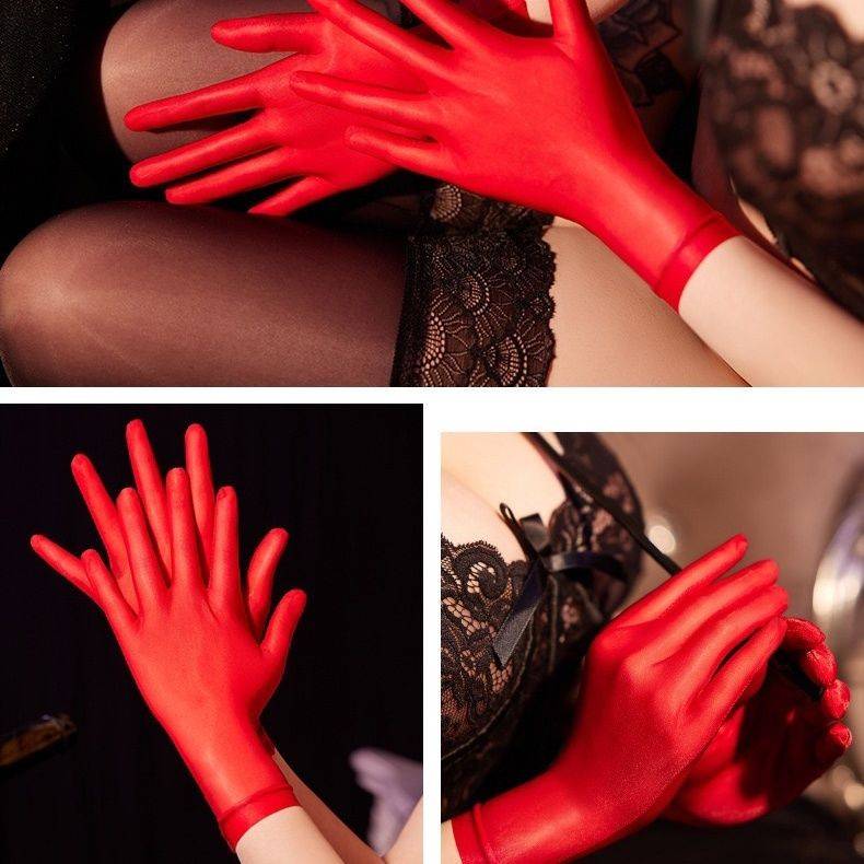 Aeroplane gloves, pure invisibility, silk stocking gloves, silk-sliding, summer-sweet-sweet-skin gloves