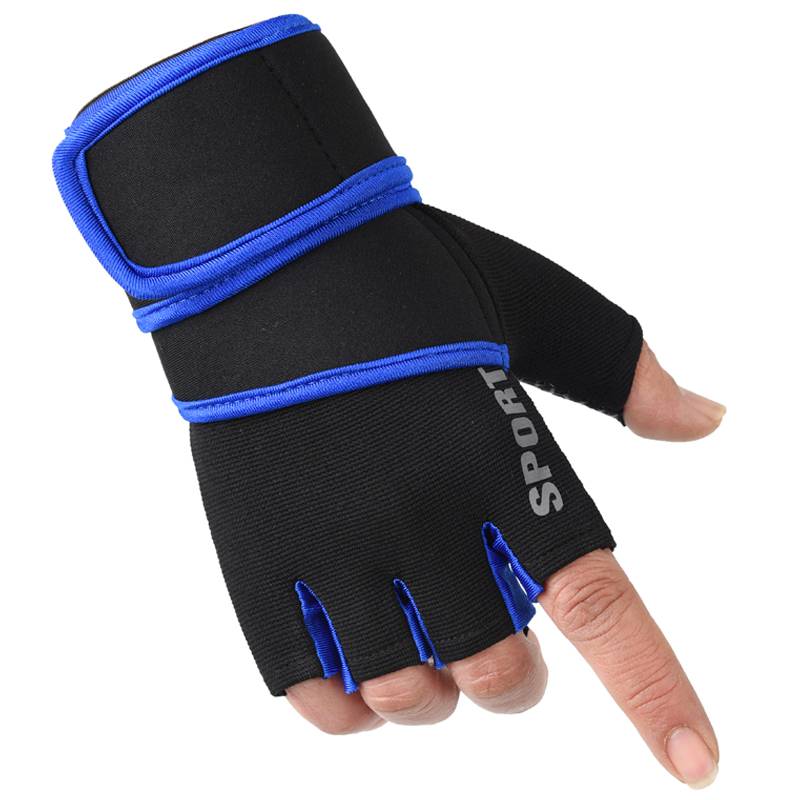 Fitness gloves Direction Men and Women's Single Barbar Slip Slip Dumb Dumb Dumb Dumb Fingers Half Fingers Shock absorption, abrasion -resistant cycling cycling