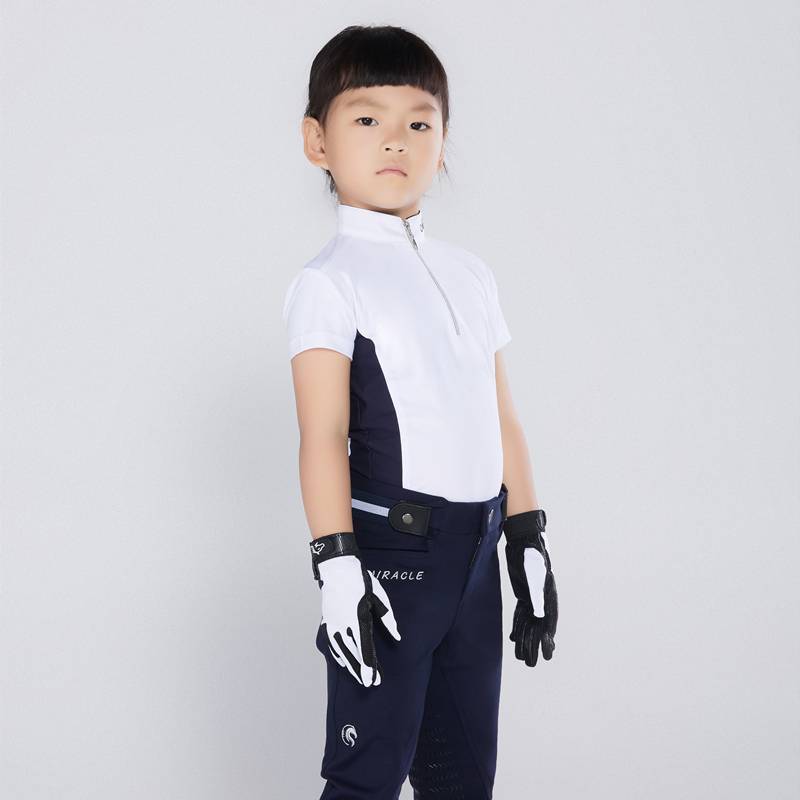 Four Seasons Palace Gloves Equipment and Products Children and Girls Ride Horses Spring, Summer Autumn and Winter thin -breathable silicone non -slip resistance