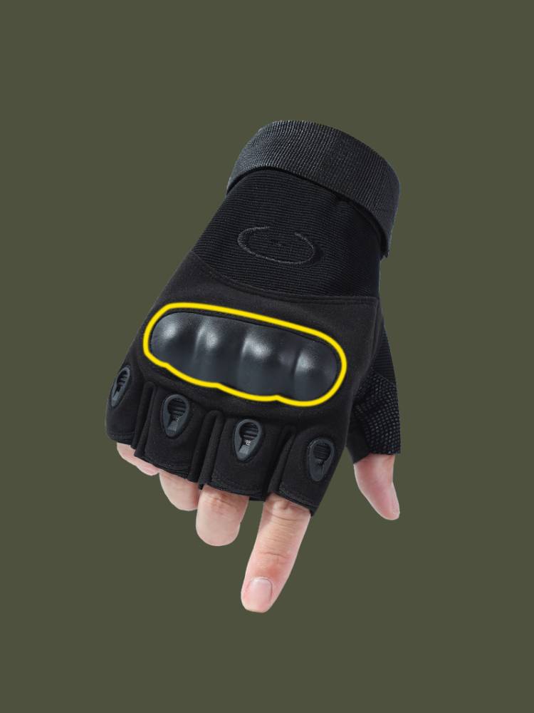 Tactical fitness outdoor motorcycle motion dew finger glove men without finger riding half finger Luya summer mountaineering non -slip