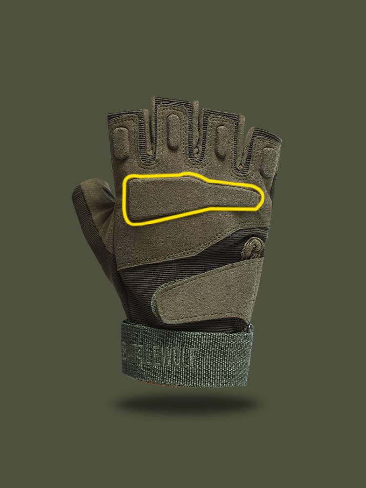 Tactical fitness outdoor motorcycle motion dew finger glove men without finger riding half finger Luya summer mountaineering non -slip