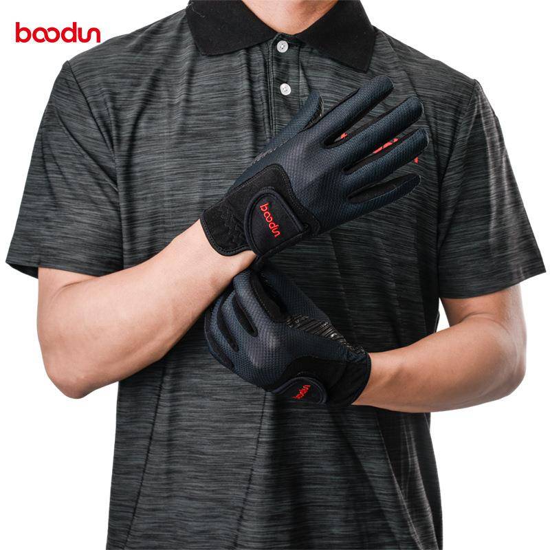 BOONUN/Bologun's new outdoor riding glove wear -resistant anti -skid full refers to equestrian glove horse polo gloves