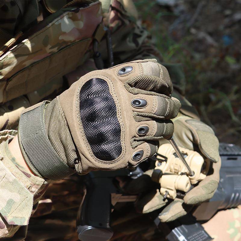 Summer outdoor sports cycling tactical gloves climbing training protective anti -slip touch -screen technician operation gloves breathable