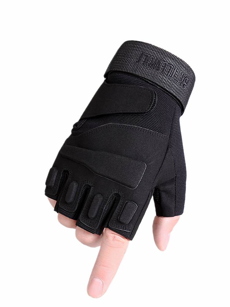 Outdoor sports semi -finger glove men's spring and summer breathable tactical protection combat fighting anti -slip riding motorcycle