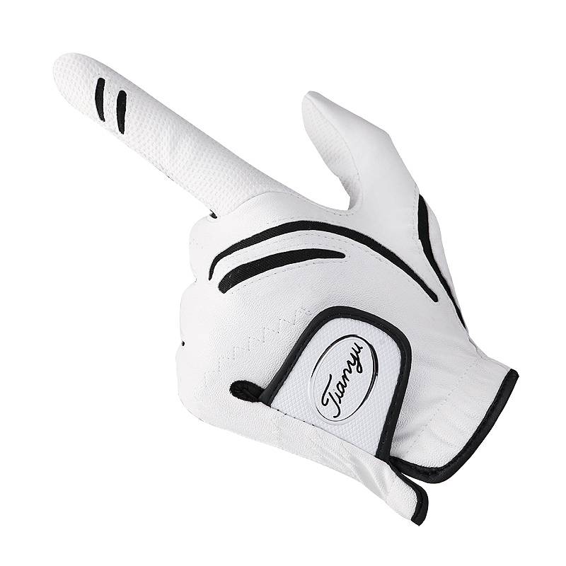2 can golf men's gloves PU leather anti -slip, wear -resistant sports breathable gloves left hand single single