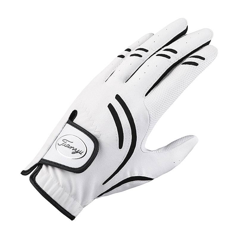 2 can golf men's gloves PU leather anti -slip, wear -resistant sports breathable gloves left hand single single