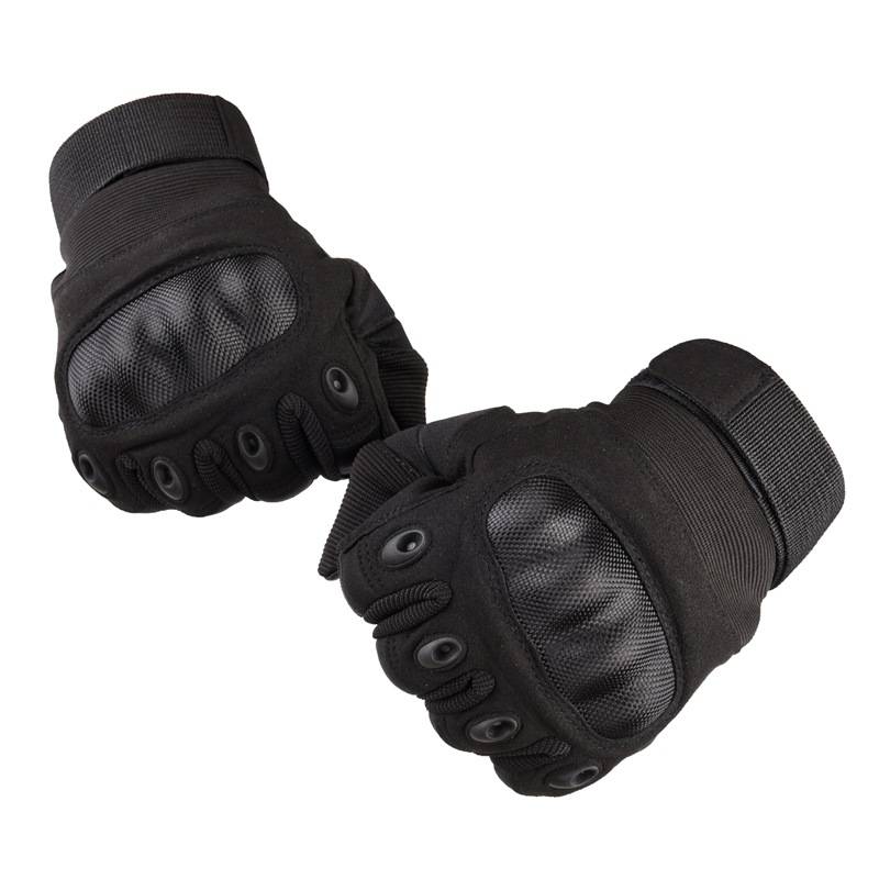 Tactical glove men's semi -finger anti -cutting riding fitness fingers split wrist -resistant sweat, sweat, sweat, sweat, full finger protection anti -slip