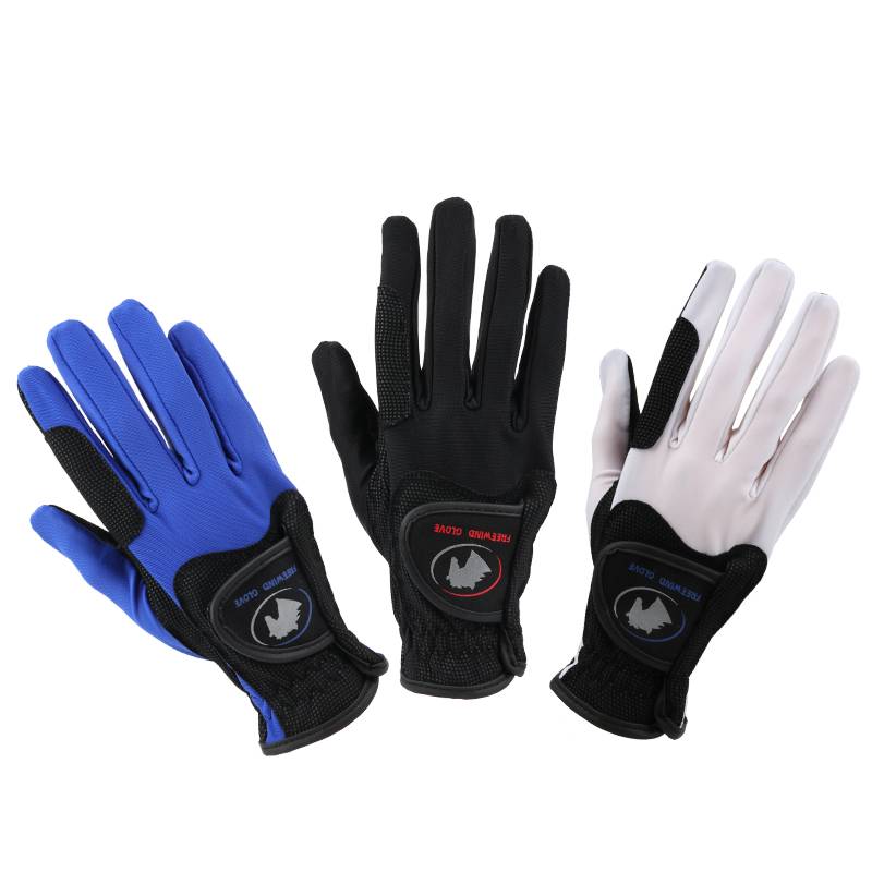 Horse gloves. Teenage adult horse gloves. Silicon-coated horse gloves