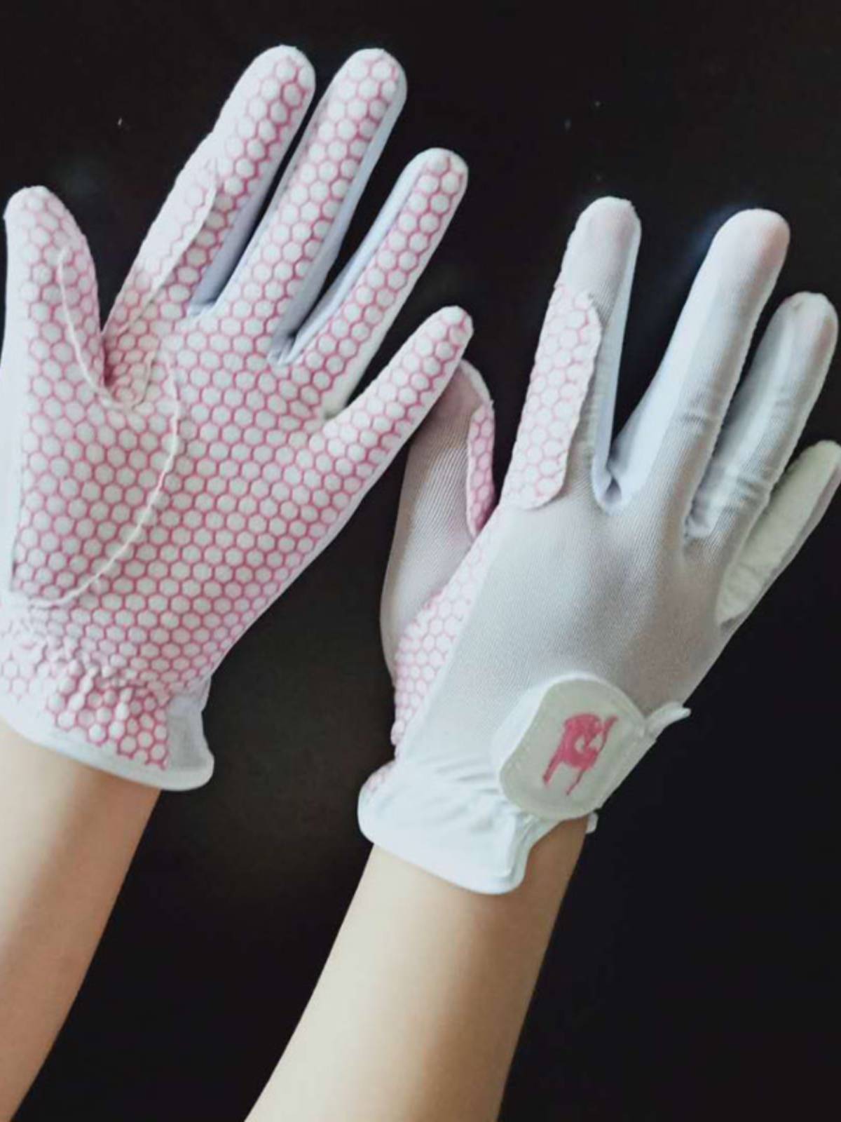 Air-traffic children riding horse gloves, silk-jet gloves, skating knight gloves, summer gloves, horse suits