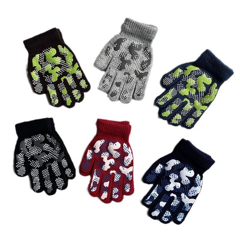 Kindergarten wear -resistant protection, tug -of -holography male, female children's labor shelf gloves, baby children, gardening labor riding