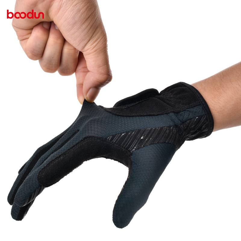 BOOODUN Equestrian Gloves Horse Policy Horse Riding Gloves Outdoor Following Anti -Slip -Permanent Black Silicone